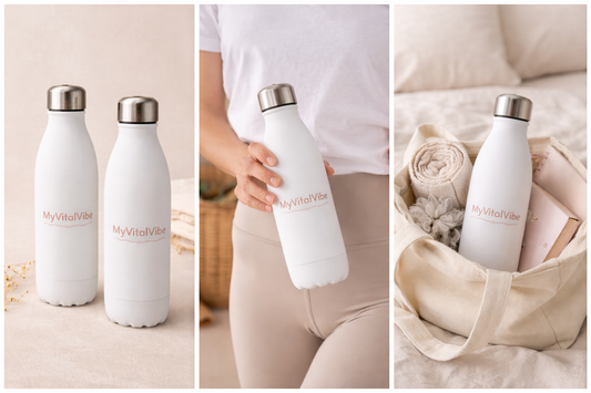 MyVitalVibe Everyday Wellness Water Bottle